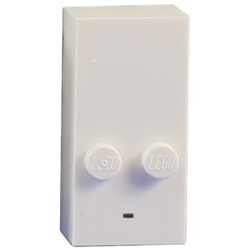 Braille Brick 2 x 4 with 2 Studs ⠤ and '-' Print (60297pr0001)