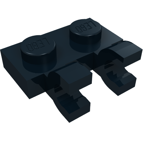Plate Special 1 x 2 with Clips Horizontal [Thick U-Clips] (60470a)
