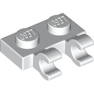 Plate Special 1 x 2 with Clips Horizontal [Open O Clips] (60470b)