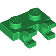 Plate Special 1 x 2 with Clips Horizontal [Open O Clips] (60470b)