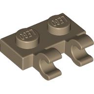 Plate Special 1 x 2 with Clips Horizontal [Open O Clips] (60470b)