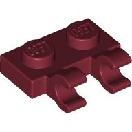 Plate Special 1 x 2 with Clips Horizontal [Open O Clips] (60470b)