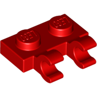 Plate Special 1 x 2 with Clips Horizontal [Open O Clips] (60470b)