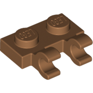 Plate Special 1 x 2 with Clips Horizontal [Open O Clips] (60470b)