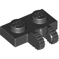 Hinge Plate 1 x 2 Locking with 2 Fingers on Side, 9 Teeth (60471)