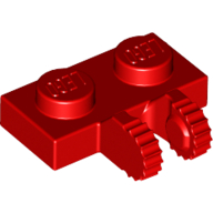 Hinge Plate 1 x 2 Locking with 2 Fingers on Side, 9 Teeth (60471)