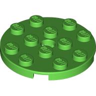 Plate Round 4 x 4 with Pin Hole (60474)