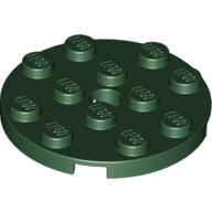 Plate Round 4 x 4 with Pin Hole (60474)