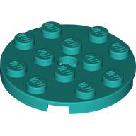 Plate Round 4 x 4 with Pin Hole (60474)