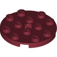 Plate Round 4 x 4 with Pin Hole (60474)