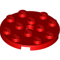 Plate Round 4 x 4 with Pin Hole (60474)