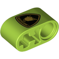 Technic Beam 1 x 2 Thick with Pin Hole and Axle Hole with Lamborghini Symbol print (60483pr0001)