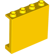 Panel 1 x 4 x 3 [Side Supports / Hollow Studs] (60581)