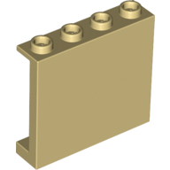 Panel 1 x 4 x 3 [Side Supports / Hollow Studs] (60581)