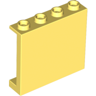Panel 1 x 4 x 3 [Side Supports / Hollow Studs] (60581)