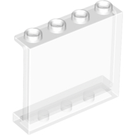 Panel 1 x 4 x 3 [Side Supports / Hollow Studs] (60581)