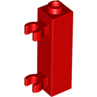 Brick Special 1 x 1 x 3 with 2 Clips Vertical [Hollow Stud, Open O Clips] (60583b)