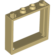 Window 1 x 4 x 3 without Shutter Tabs (60594)