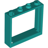 Window 1 x 4 x 3 without Shutter Tabs (60594)