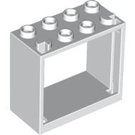 Window 2 x 4 x 3 Frame with Hollow Studs (60598)