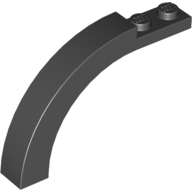 Brick Arch 1 x 6 x 3 1/3 Curved Top (6060)