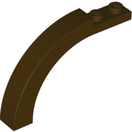 Brick Arch 1 x 6 x 3 1/3 Curved Top (6060)