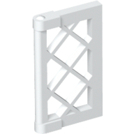 Window 1 x 2 x 3 Pane Latticed with Thick Corner Tabs (60607)