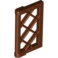 Window 1 x 2 x 3 Pane Latticed with Thick Corner Tabs (60607)