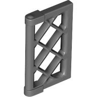 Window 1 x 2 x 3 Pane Latticed with Thick Corner Tabs (60607)