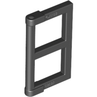 Window 1 x 2 x 3 Pane with Thick Corner Tabs (60608)