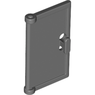 Door 1 x 2 x 3 with Vertical Handle, Round Handle Holes on Back (60614)