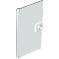 Door 1 x 4 x 6 Smooth with Chamfered Handle Plinth (60616b)