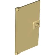 Door 1 x 4 x 6 Smooth with Chamfered Handle Plinth (60616b)