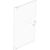Door 1 x 4 x 6 Smooth with Chamfered Handle Plinth (60616b)