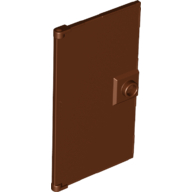 Door 1 x 4 x 6 Smooth with Chamfered Handle Plinth (60616b)