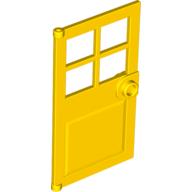 Door 1 x 4 x 6 with 4 Panes and Stud Handle (60623)