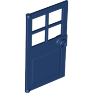 Door 1 x 4 x 6 with 4 Panes and Stud Handle (60623)