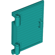 Window 1 x 2 x 3 Shutter with Hinges and Handle (60800a)