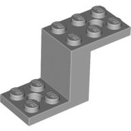 Bracket 5 x 2 x 2 1/3 with Holes, Smooth Bottom (6087)