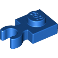 Plate Special 1 x 1 with Clip Vertical [Thick Open O Clip] (60897)