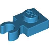 Plate Special 1 x 1 with Clip Vertical [Thick Open O Clip] (60897)