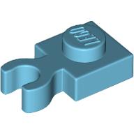 Plate Special 1 x 1 with Clip Vertical [Thick Open O Clip] (60897)