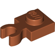 Plate Special 1 x 1 with Clip Vertical [Thick Open O Clip] (60897)