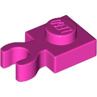 Plate Special 1 x 1 with Clip Vertical [Thick Open O Clip] (60897)