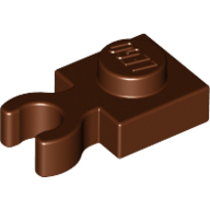 Plate Special 1 x 1 with Clip Vertical [Thick Open O Clip] (60897)