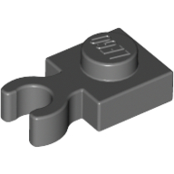 Plate Special 1 x 1 with Clip Vertical [Thick Open O Clip] (60897)
