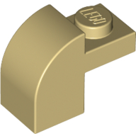 Brick Curved 1 x 2 x 1 1/3 with Curved Top (6091)