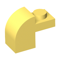 Brick Curved 1 x 2 x 1 1/3 with Curved Top (6091)