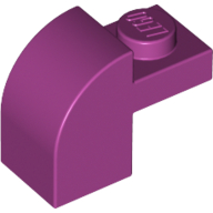 Brick Curved 1 x 2 x 1 1/3 with Curved Top (6091)