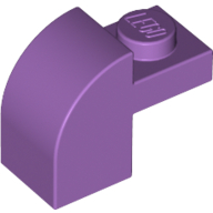 Brick Curved 1 x 2 x 1 1/3 with Curved Top (6091)